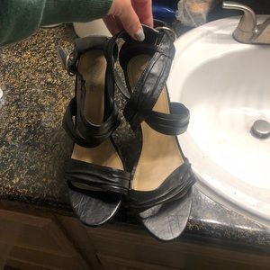 Black Platform Wedges!